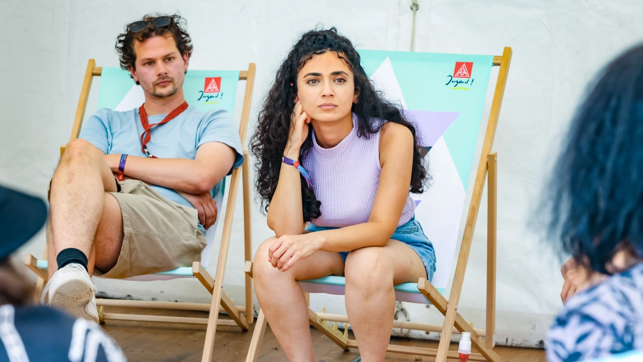 Vom 3. bis 6. Juli 2025 fand das R!sefestival der IG Metall Jugend im Elbauenpark in Magdeburg statt.