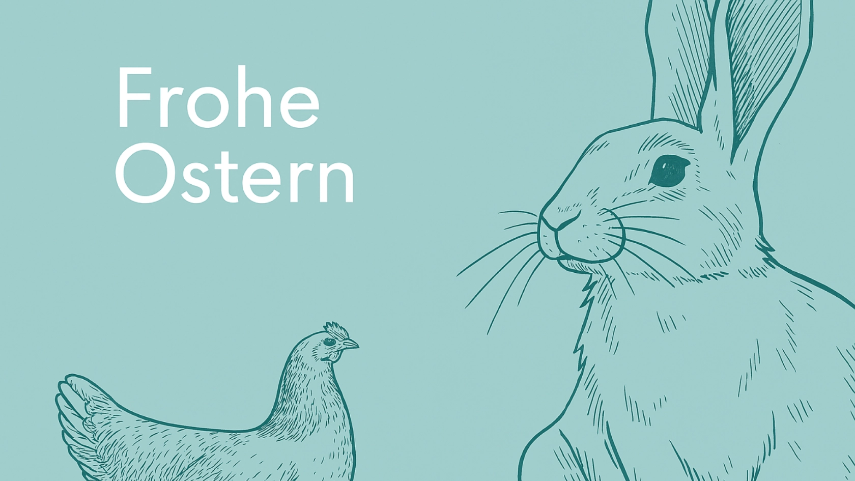 Ostern, Osterhase, Huhn, Osterfeiertage, Hase