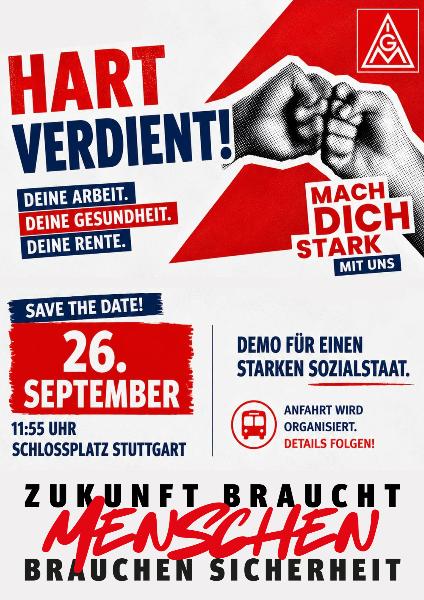 Flyer zur Demo am 26.09.2026