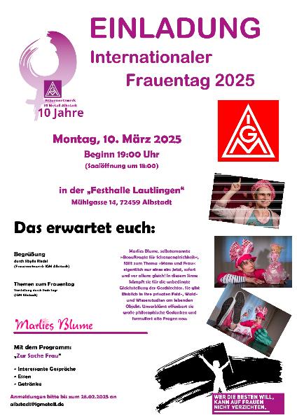 Internationaler Frauentag – Programm