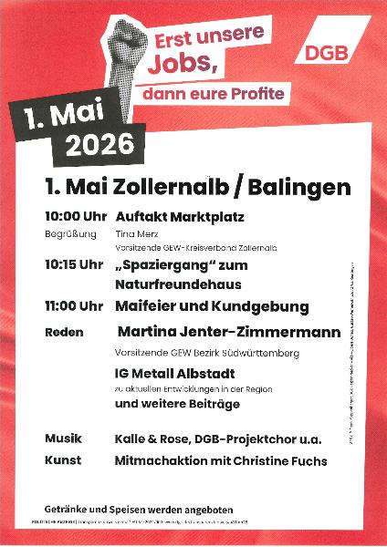 DGB-Balingen 1. Mai Fest 2026