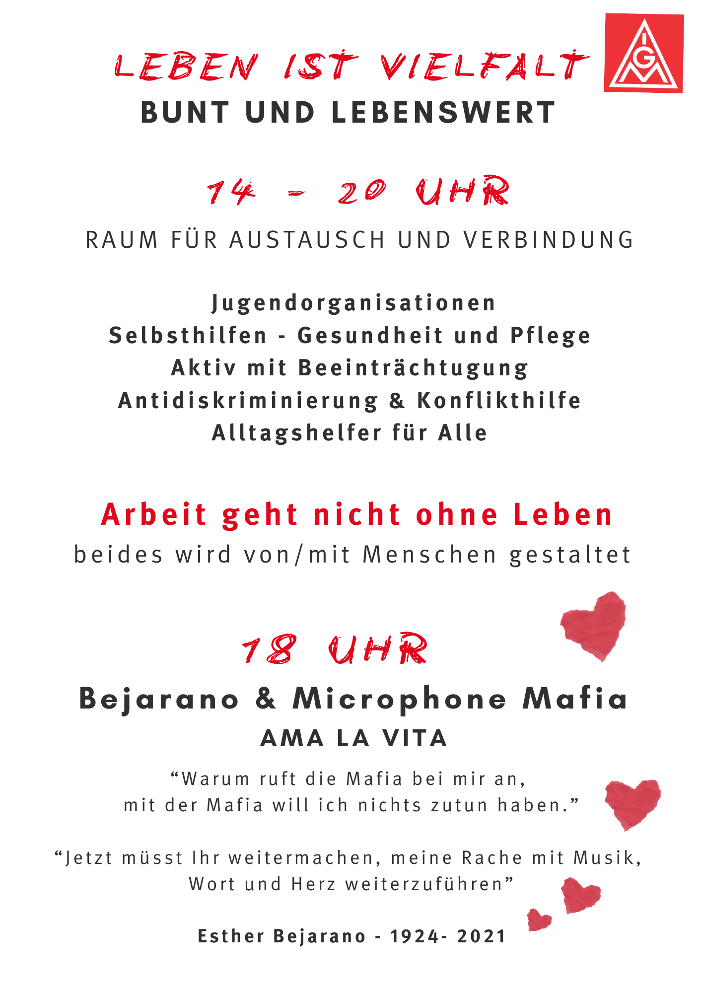 Einladung Leben ist Vielfalt - 08.05.2026